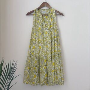 Olivia James Floral Sleeveless A Line Dress XS Cottagecore Boho